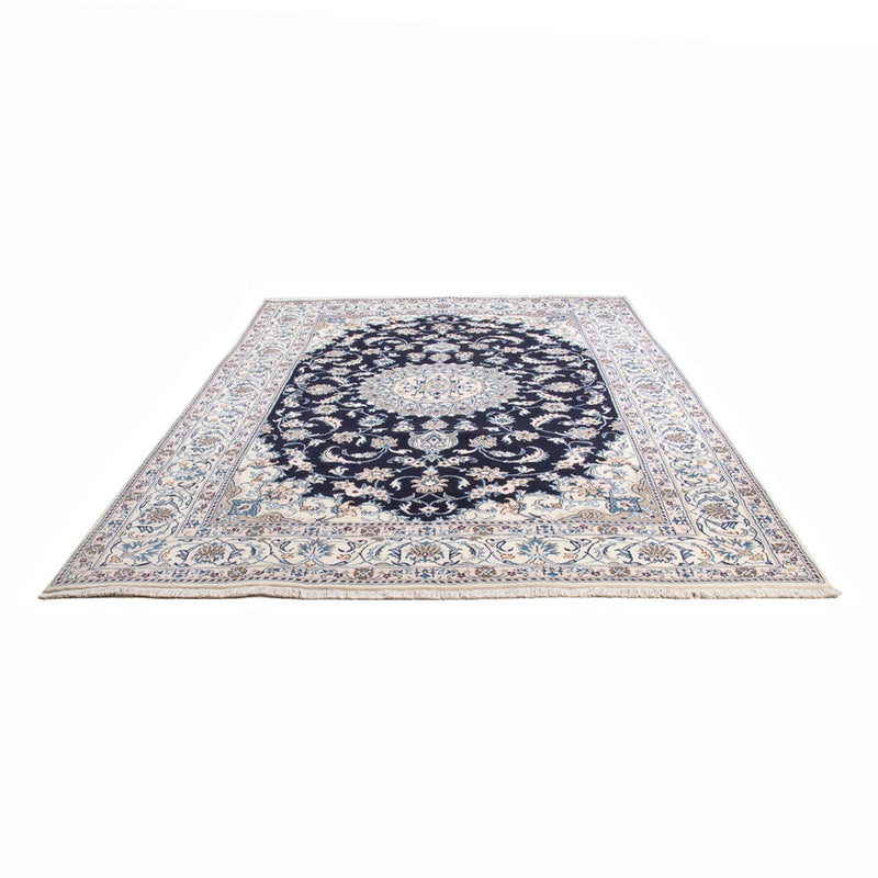 Alfombra persa - Nain - 295 x 203 cm - azul oscuro