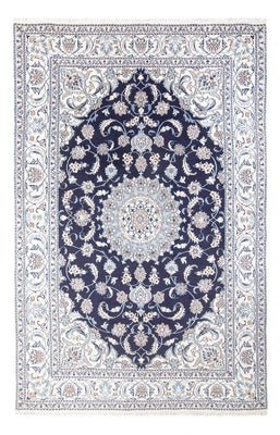 Alfombra persa - Nain - 291 x 190 cm - azul oscuro