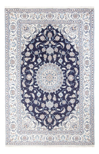 Alfombra persa - Nain - 291 x 190 cm - azul oscuro