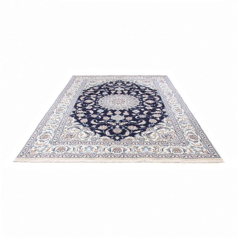 Alfombra persa - Nain - 291 x 190 cm - azul oscuro