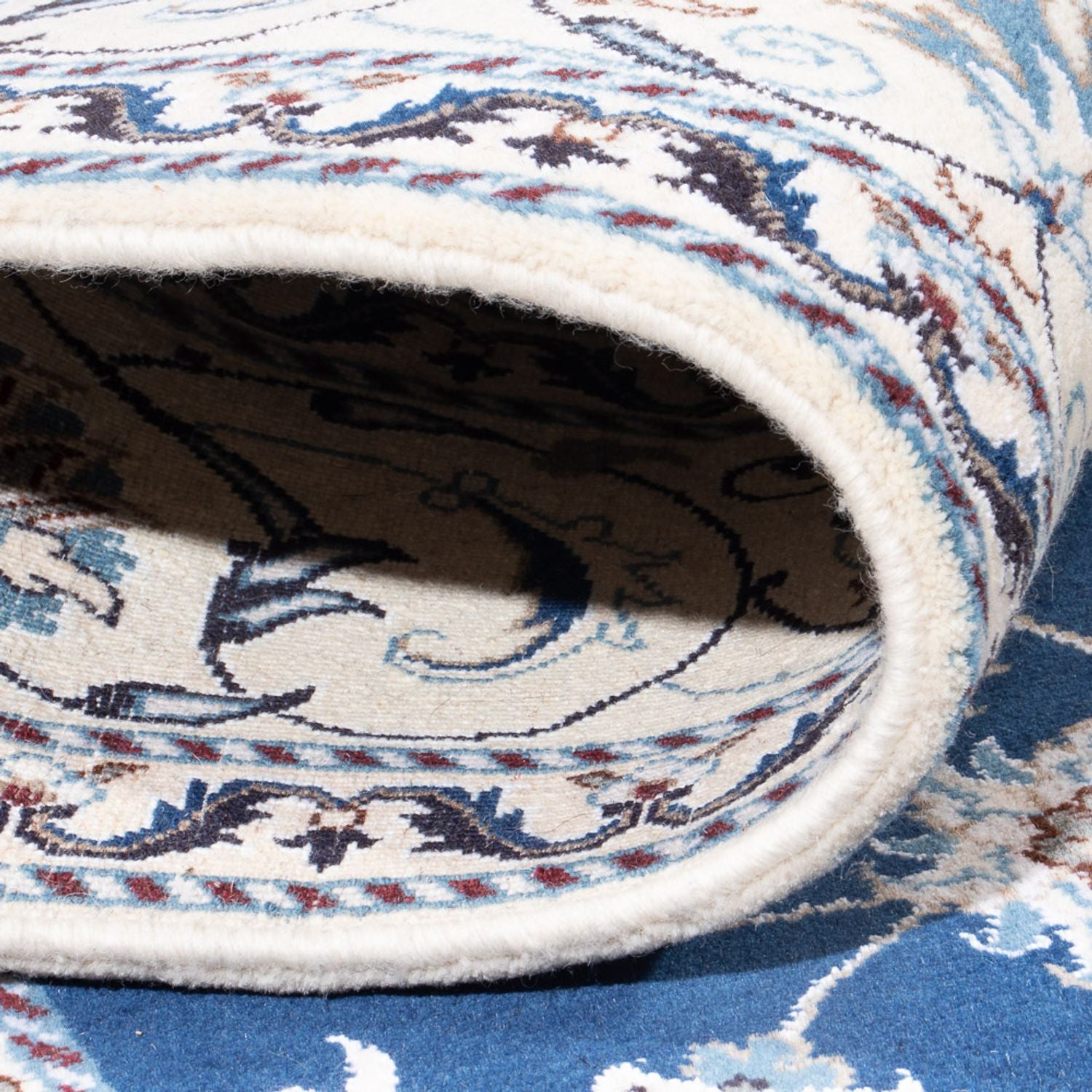 Alfombra persa - Nain - 287 x 192 cm - azul