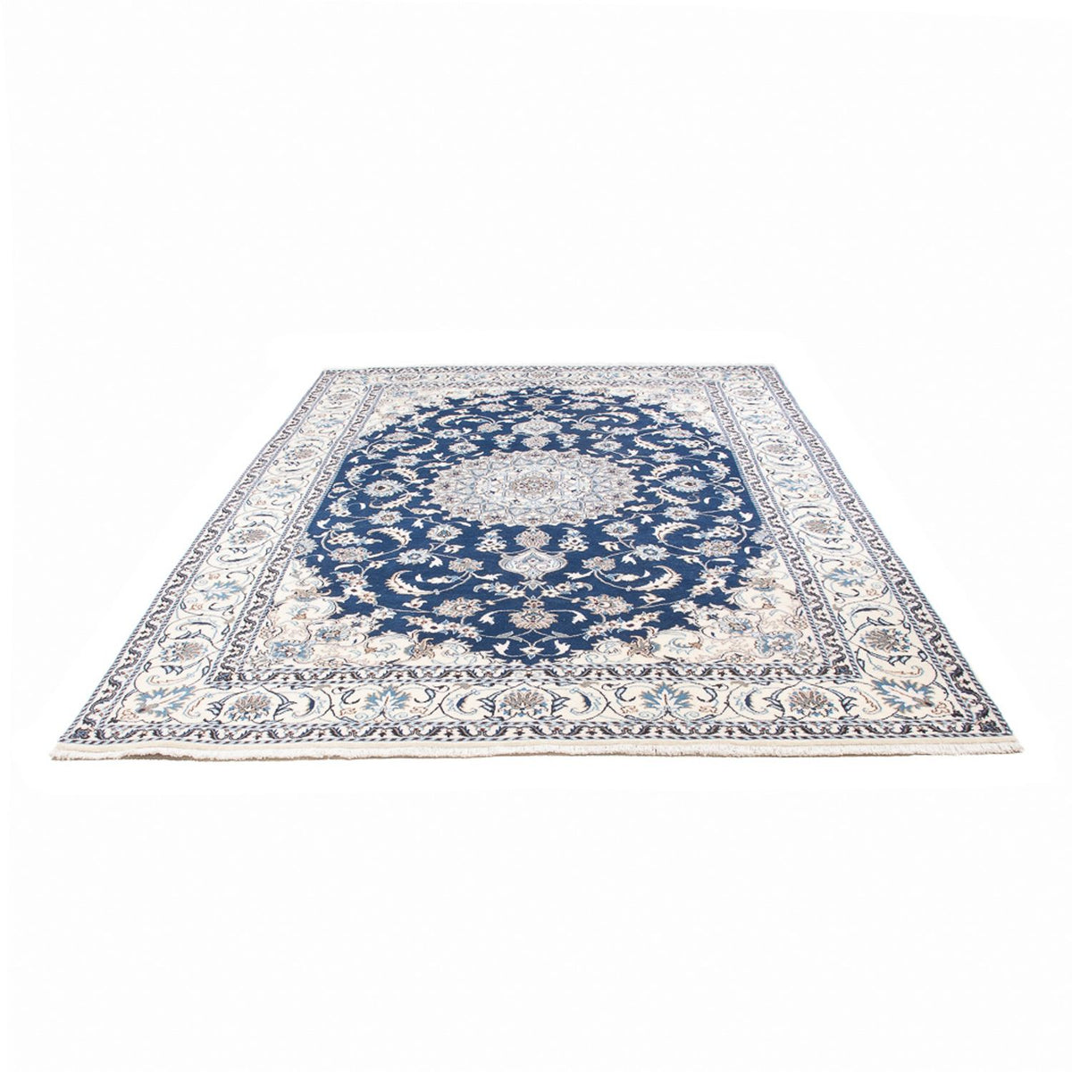 Alfombra persa - Nain - 287 x 192 cm - azul
