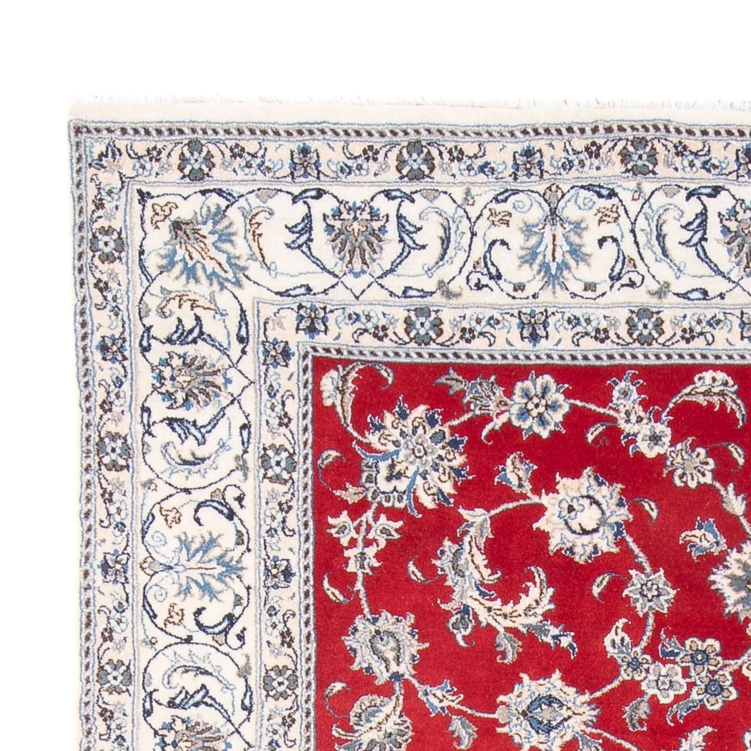 Alfombra persa - Nain - 290 x 195 cm - rojo