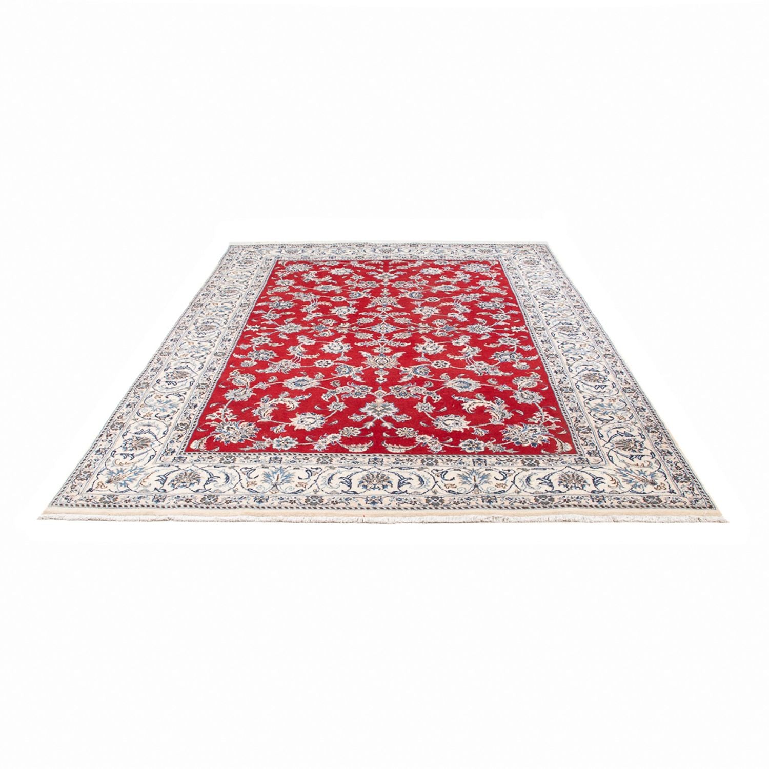 Alfombra persa - Nain - 290 x 195 cm - rojo