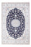 Alfombra persa - Nain - 298 x 195 cm - azul oscuro