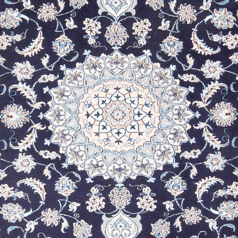 Alfombra persa - Nain - 298 x 195 cm - azul oscuro