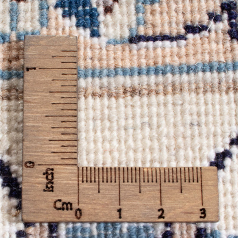 Alfombra persa - Nain - 298 x 195 cm - azul oscuro