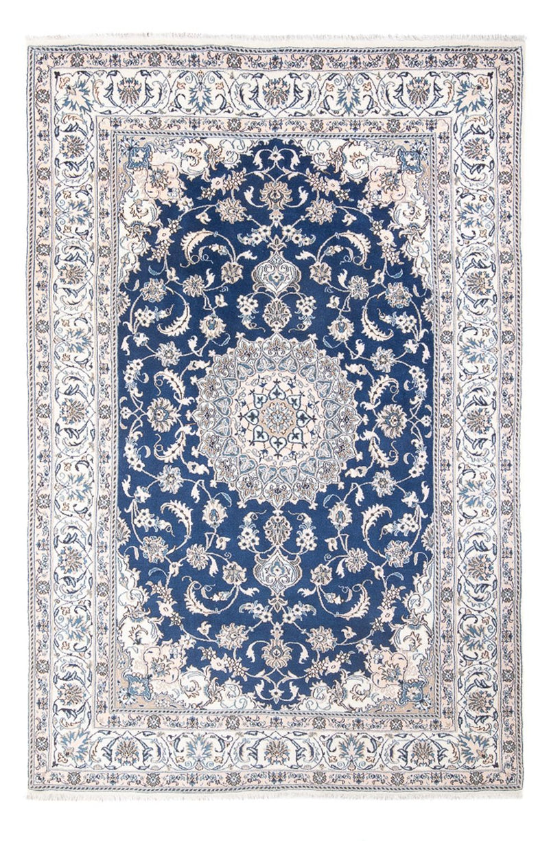 Alfombra persa - Nain - 303 x 197 cm - azul