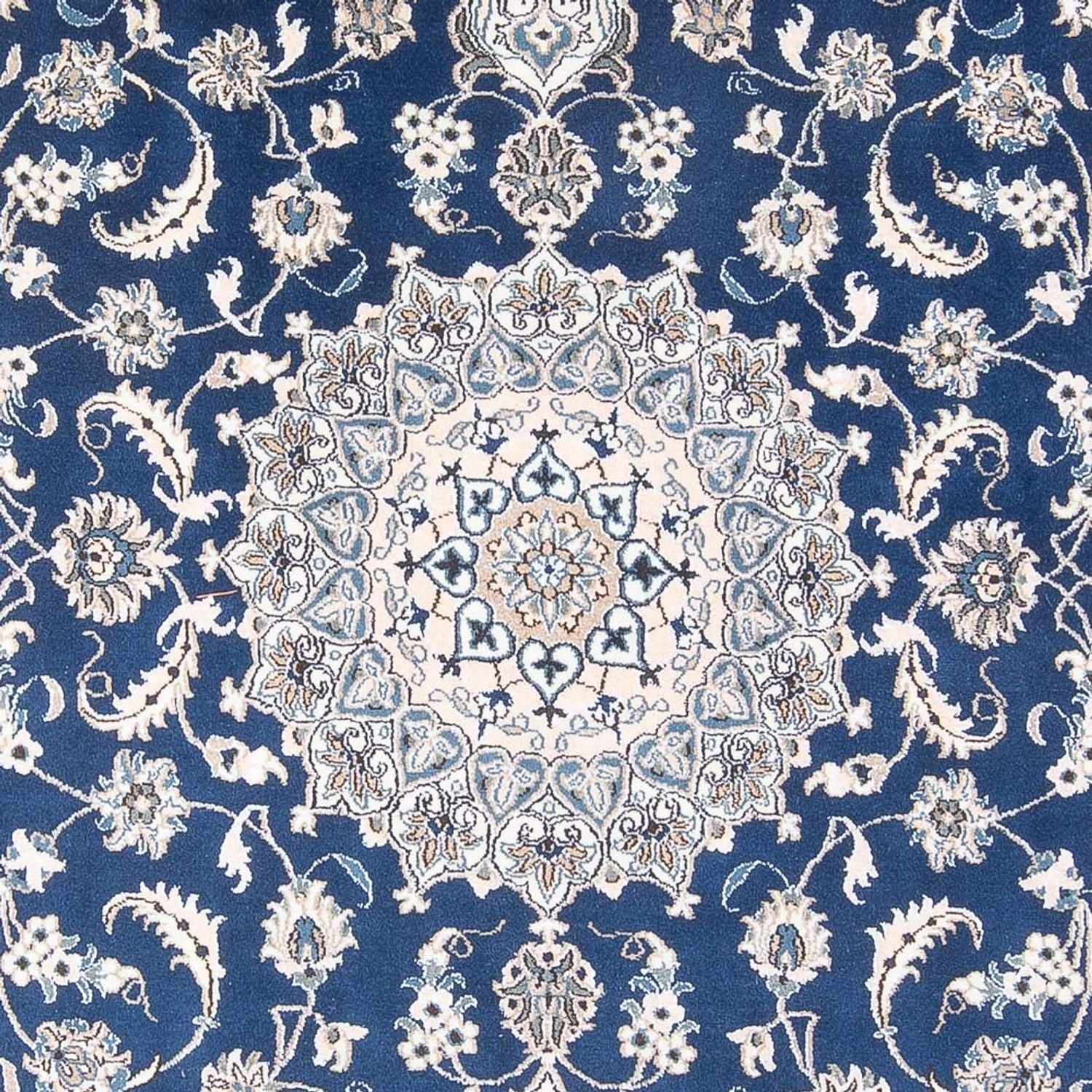 Alfombra persa - Nain - 303 x 197 cm - azul