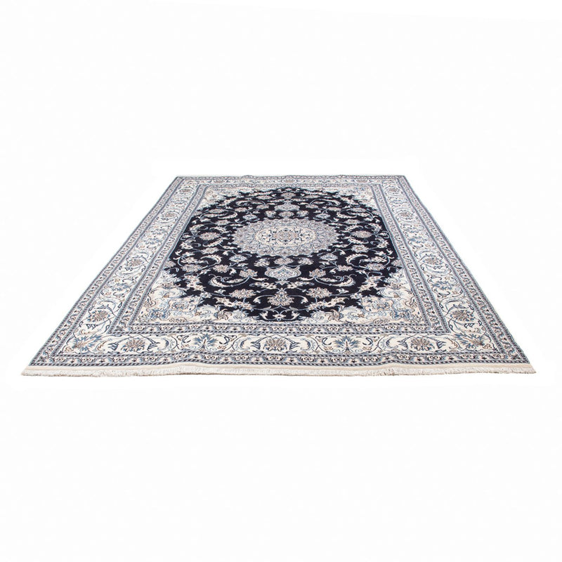 Alfombra persa - Nain - 295 x 191 cm - azul oscuro