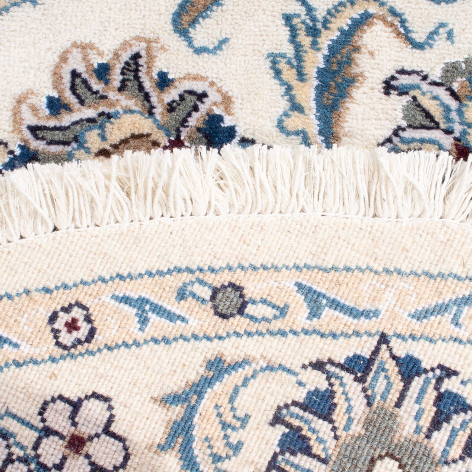 Alfombra persa - Nain redondo  - 150 x 150 cm - crema