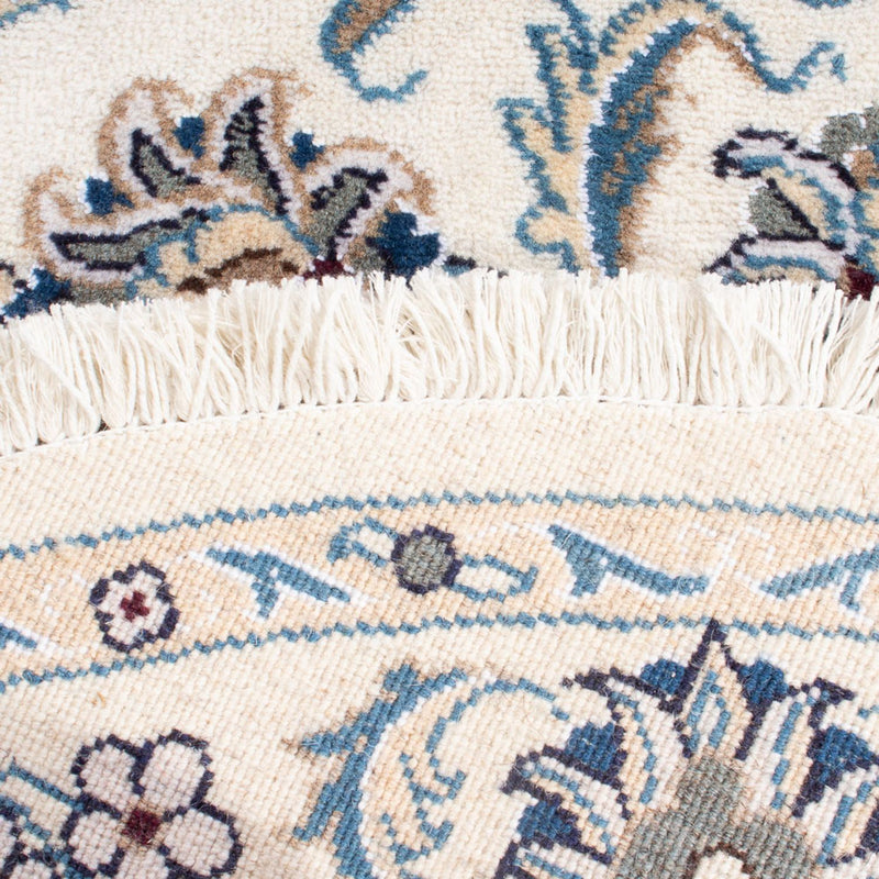 Alfombra persa - Nain redondo  - 150 x 150 cm - crema