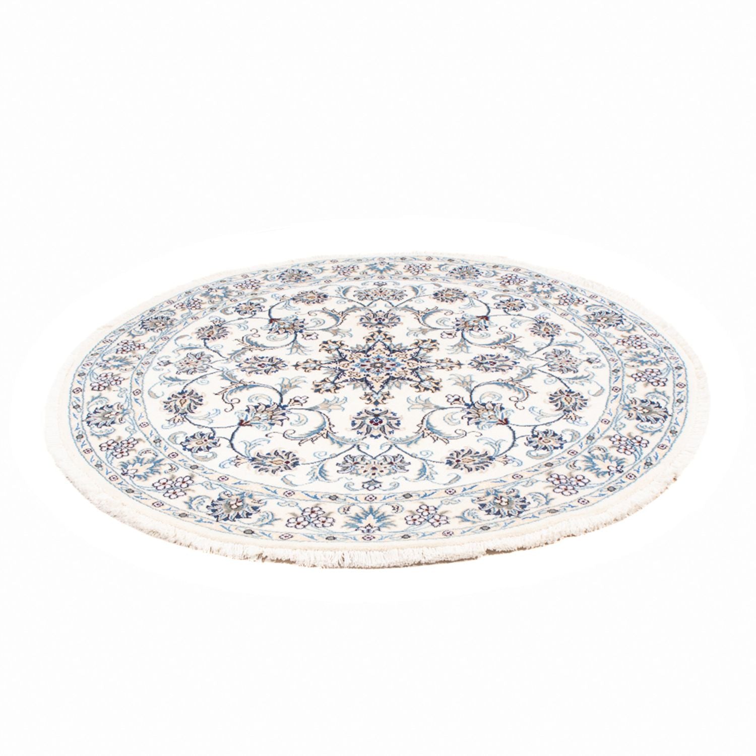 Alfombra persa - Nain redondo  - 150 x 150 cm - crema