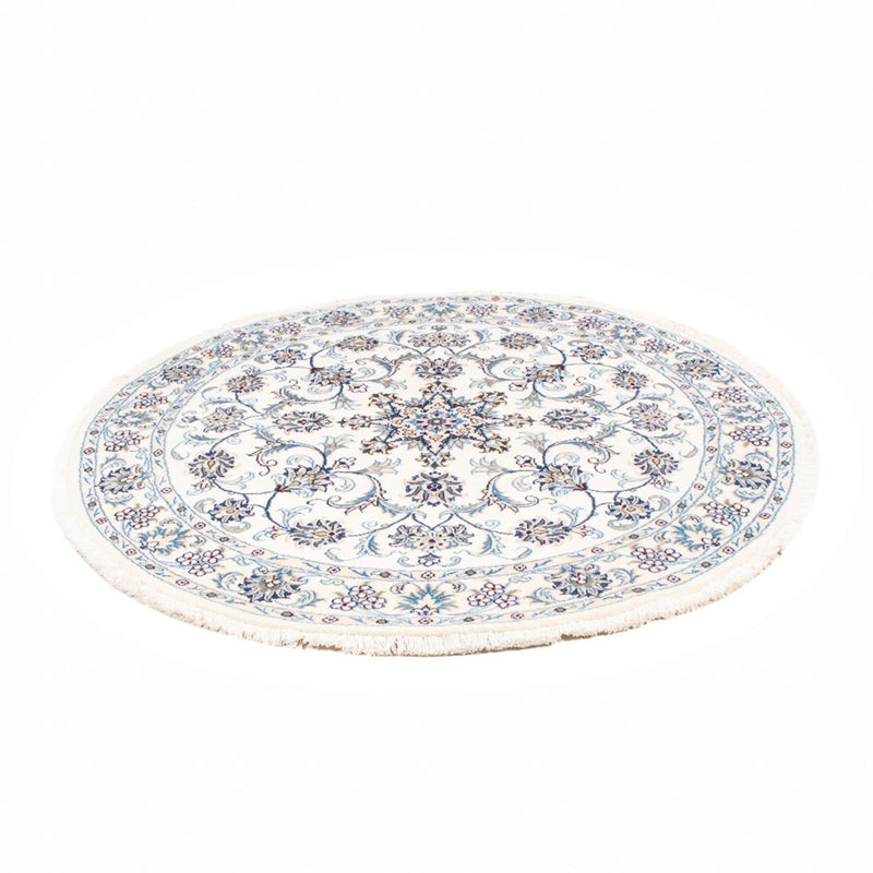 Alfombra persa - Nain redondo  - 150 x 150 cm - crema