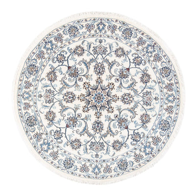 Alfombra persa - Nain redondo  - 150 x 150 cm - crema