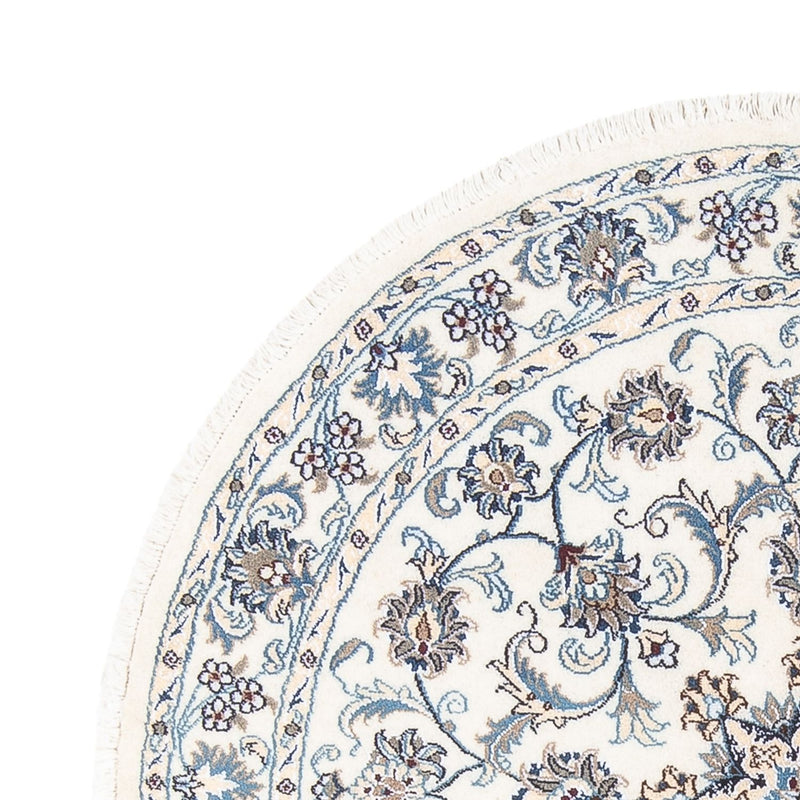 Alfombra persa - Nain redondo  - 150 x 150 cm - crema