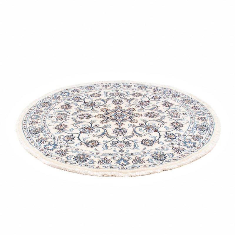 Alfombra persa - Nain redondo  - 150 x 150 cm - crema