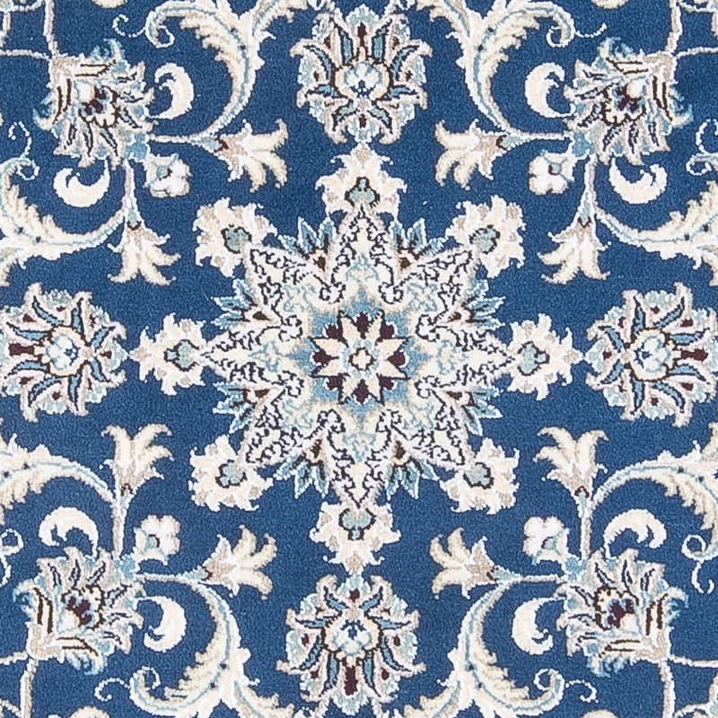 Alfombra persa - Nain redondo  - 150 x 150 cm - azul
