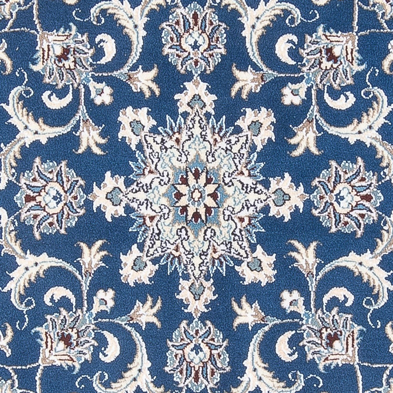 Alfombra persa - Nain redondo  - 150 x 150 cm - azul