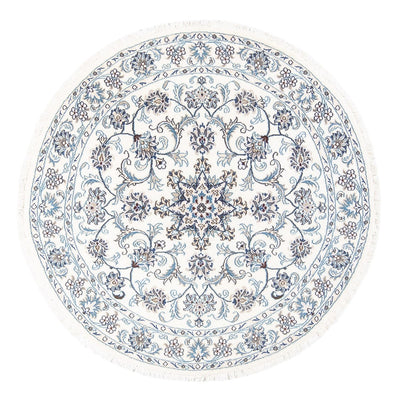 Alfombra persa - Nain redondo  - 150 x 150 cm - crema