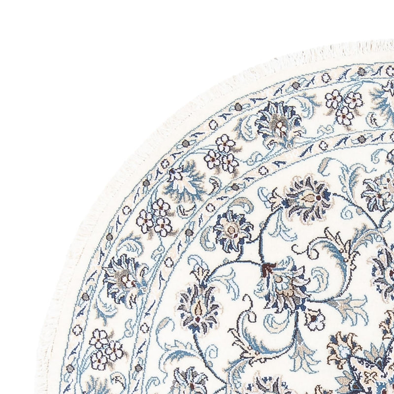 Alfombra persa - Nain redondo  - 150 x 150 cm - crema