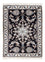 Alfombra Persa - Nain - Real - 90 x 60 cm - azul oscuro