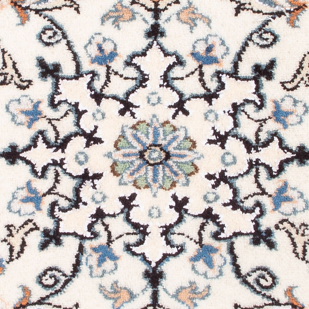 Alfombra Persa - Nain - Real - 90 x 60 cm - crema