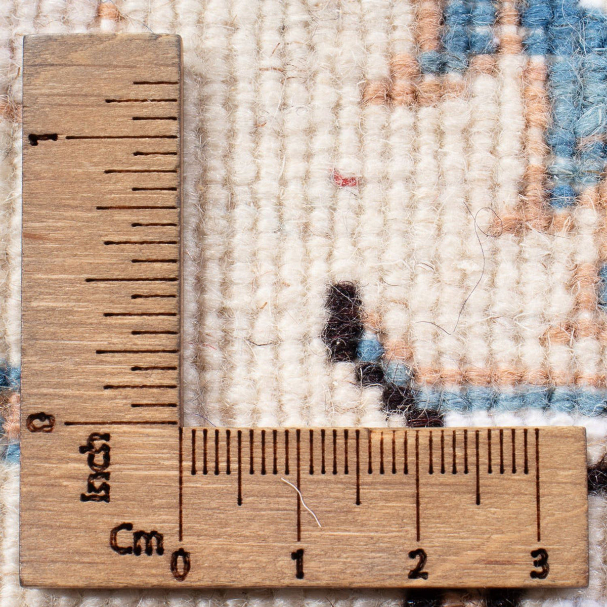 Alfombra Persa - Nain - Real - 90 x 60 cm - crema