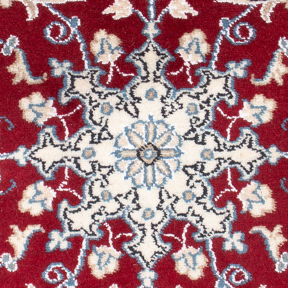 Alfombra Persa - Nain - Real - 90 x 60 cm - rojo