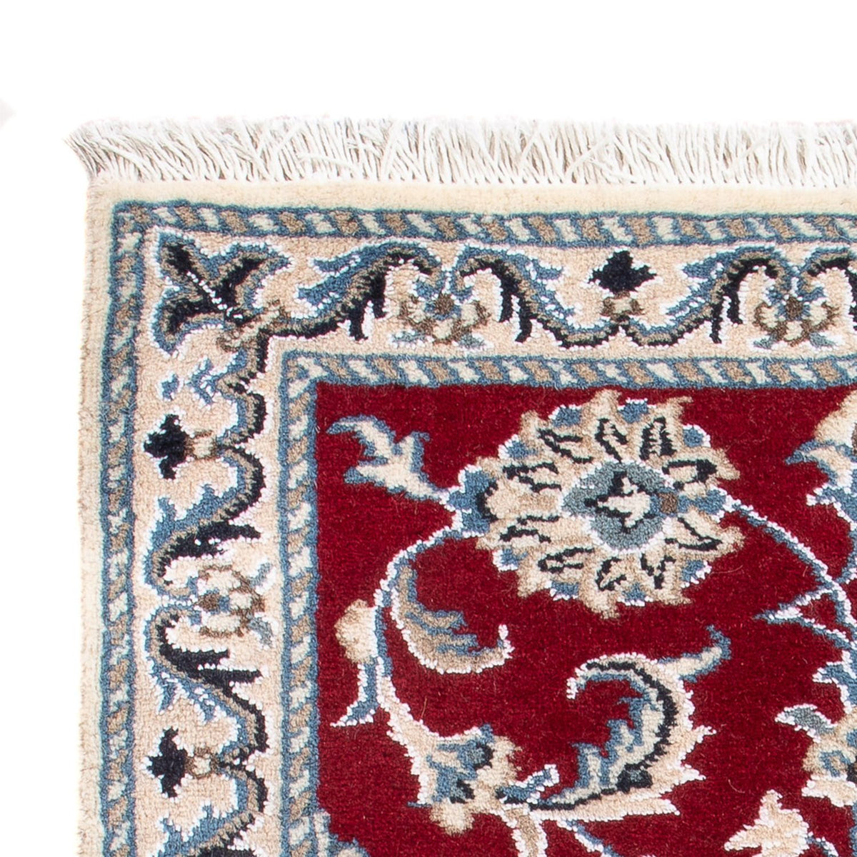 Alfombra Persa - Nain - Real - 90 x 60 cm - rojo