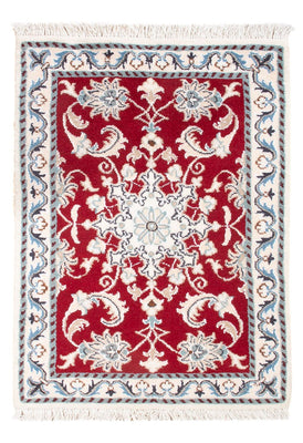 Alfombra Persa - Nain - Real - 90 x 60 cm - rojo