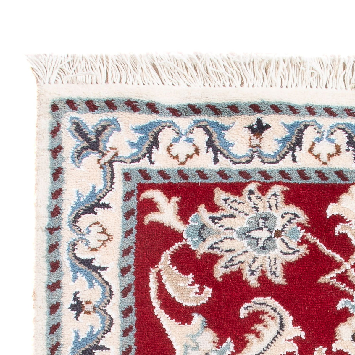 Alfombra Persa - Nain - Real - 90 x 60 cm - rojo