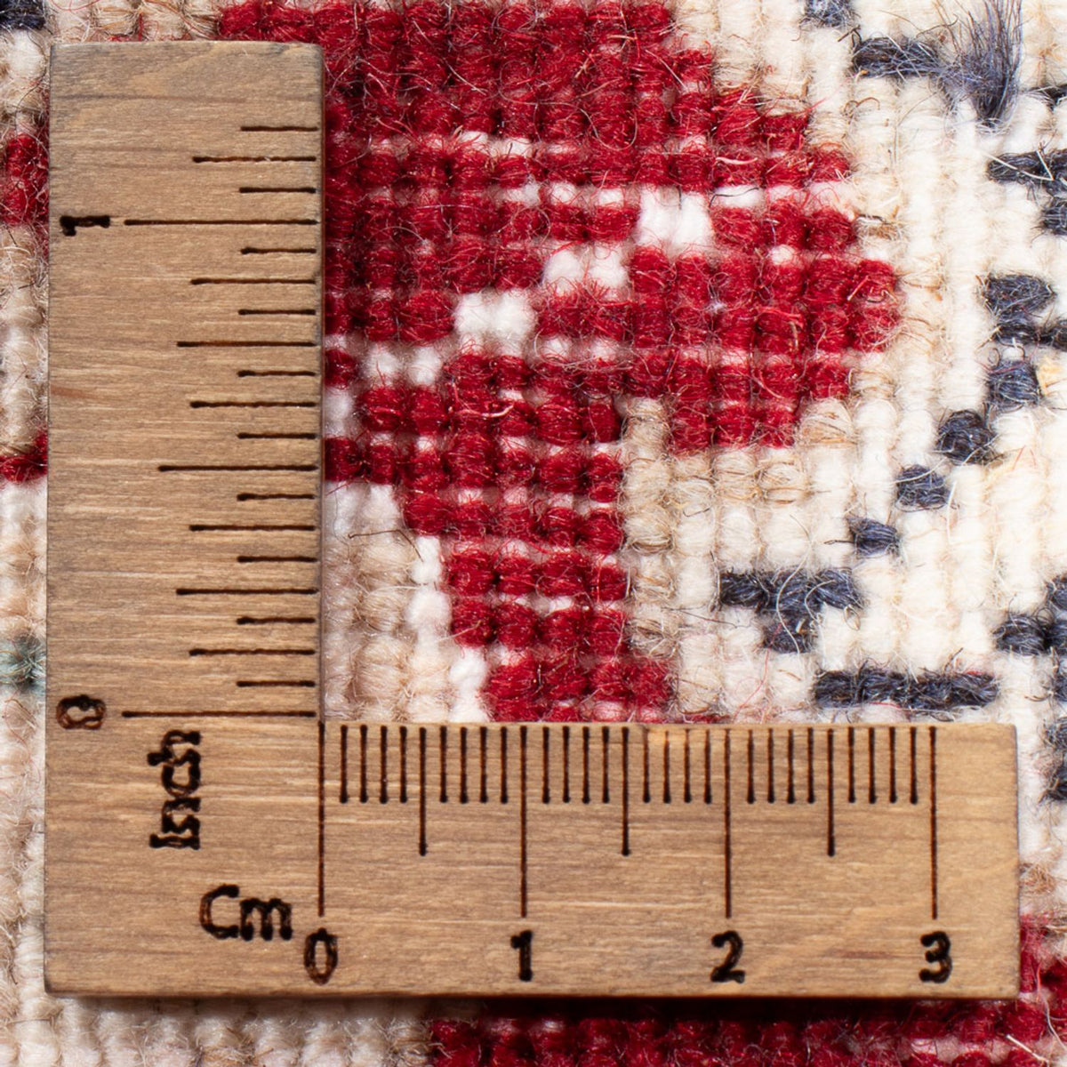 Alfombra Persa - Nain - Real - 90 x 60 cm - rojo