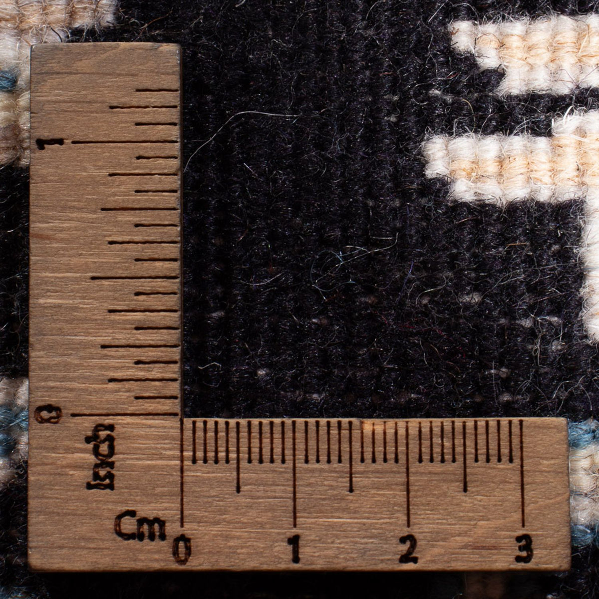 Alfombra Persa - Nain - Real - 90 x 60 cm - azul oscuro