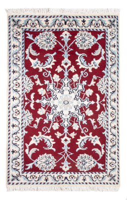 Alfombra Persa - Nain - Real - 90 x 60 cm - rojo