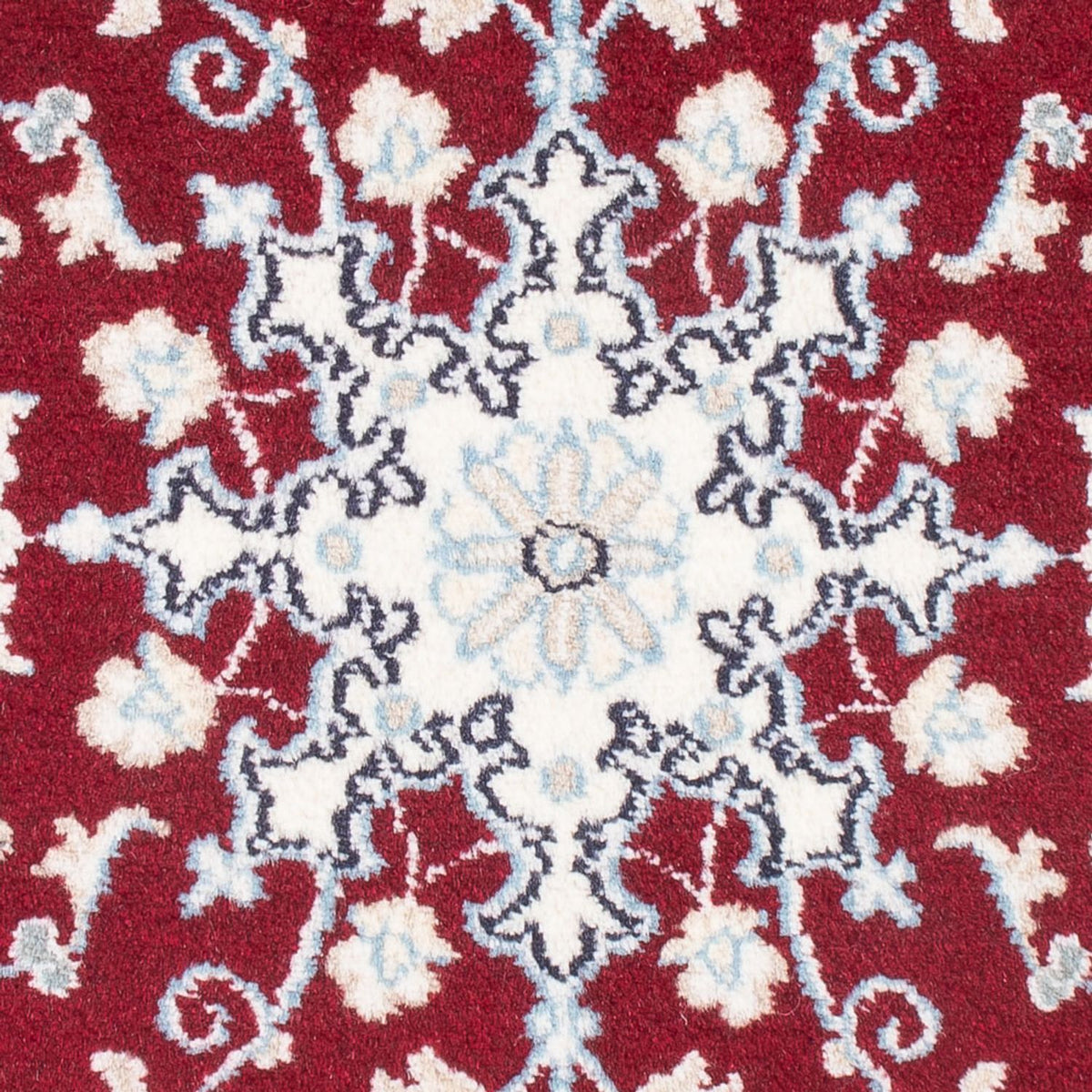 Alfombra Persa - Nain - Real - 90 x 60 cm - rojo