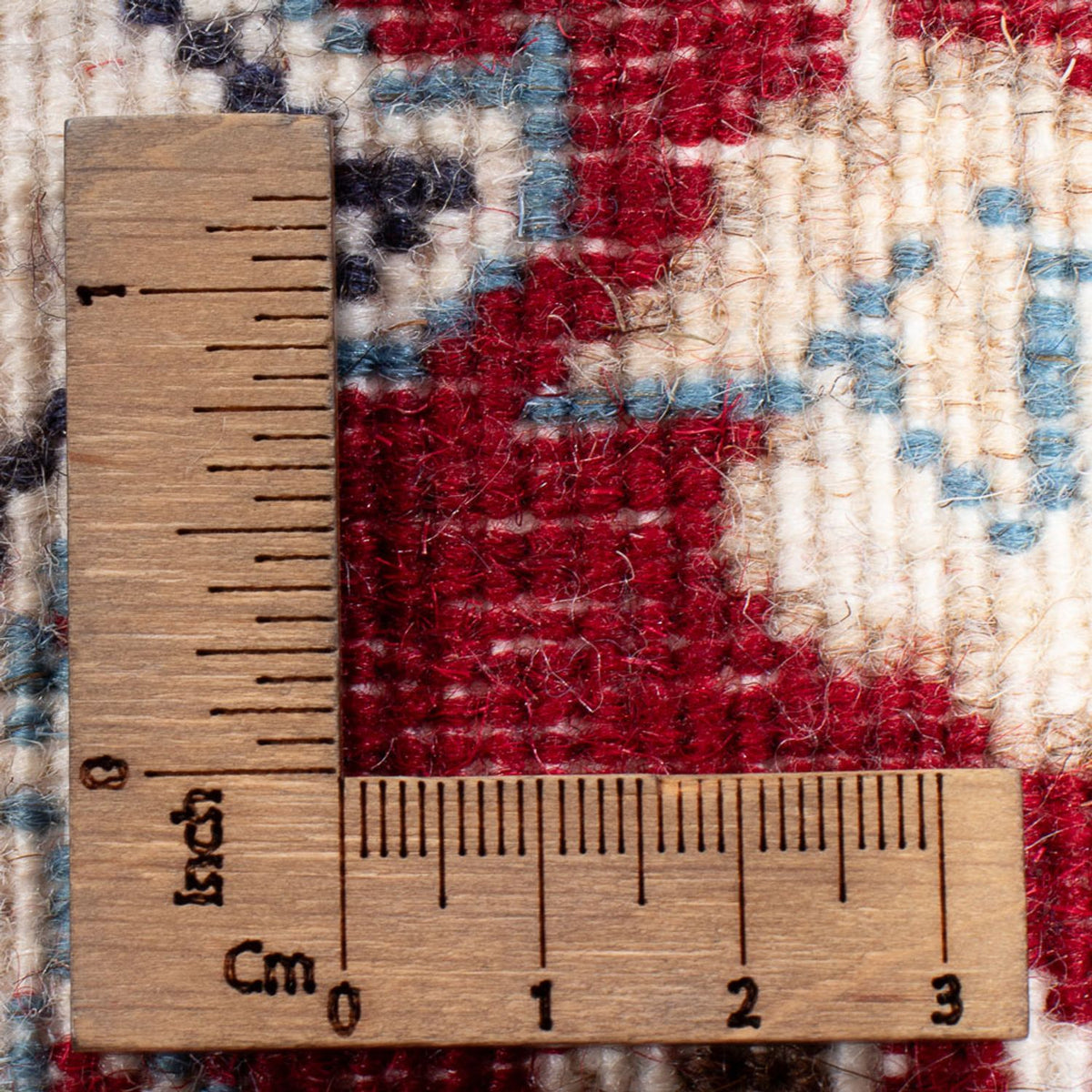 Alfombra Persa - Nain - Real - 90 x 60 cm - rojo