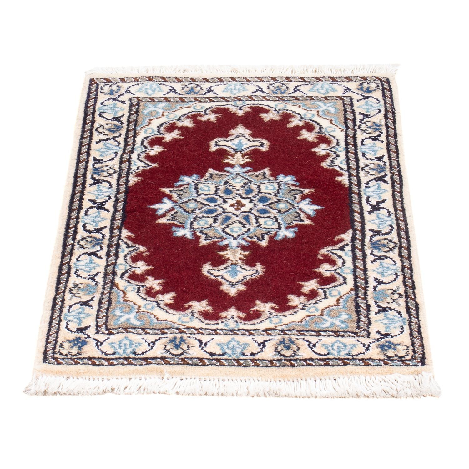 Alfombra Persa - Nain - Real - 60 x 40 cm - rojo