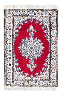 Alfombra Persa - Nain - Real - 60 x 40 cm - rojo