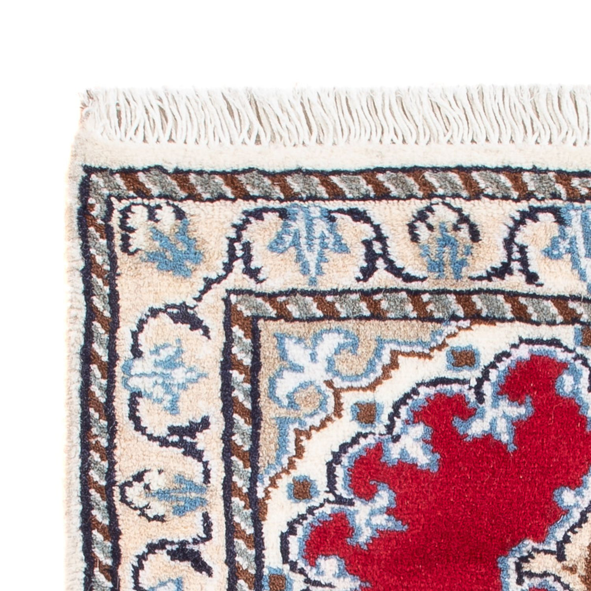 Alfombra Persa - Nain - Real - 60 x 40 cm - rojo