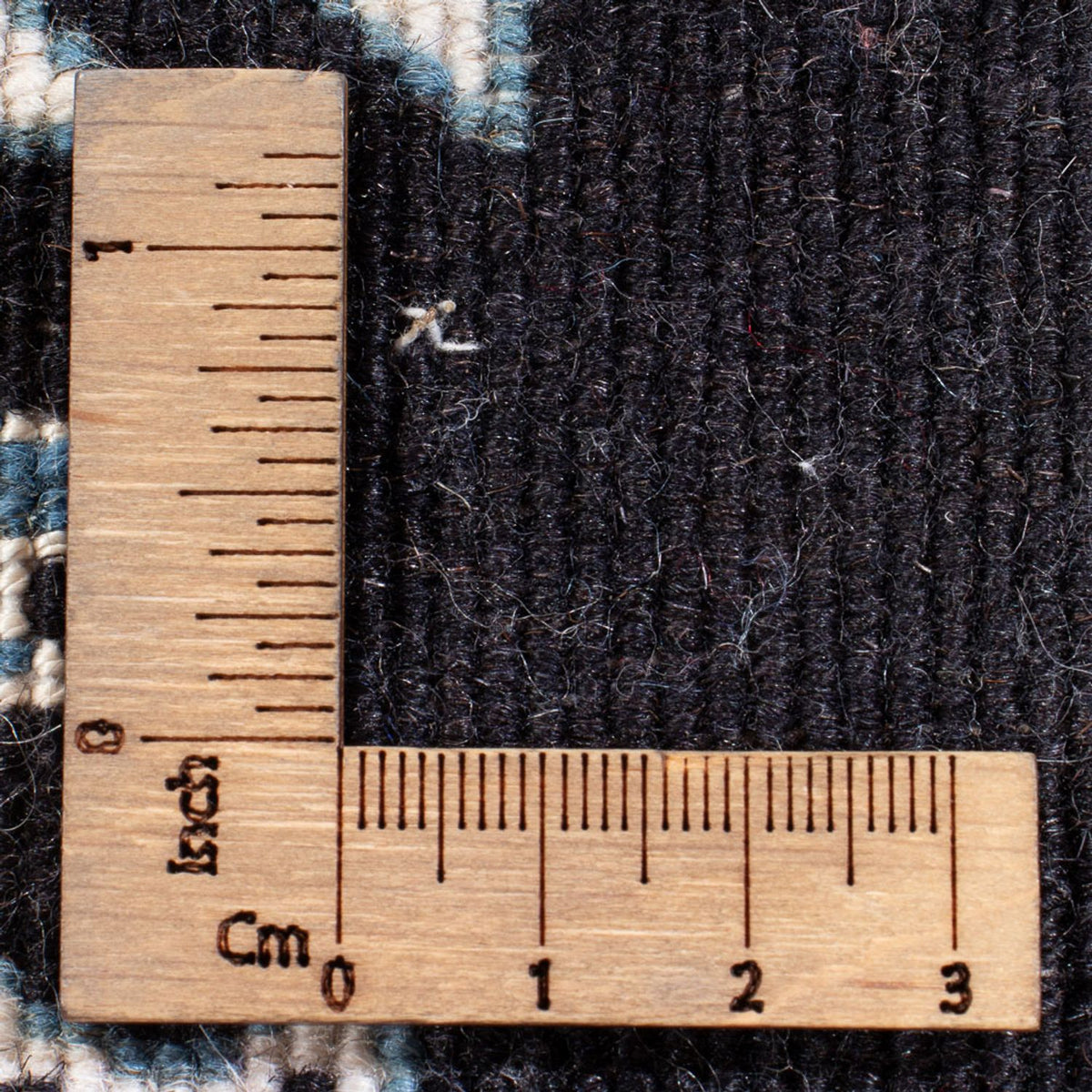 Alfombra Persa - Nain - Real - 60 x 40 cm - azul oscuro