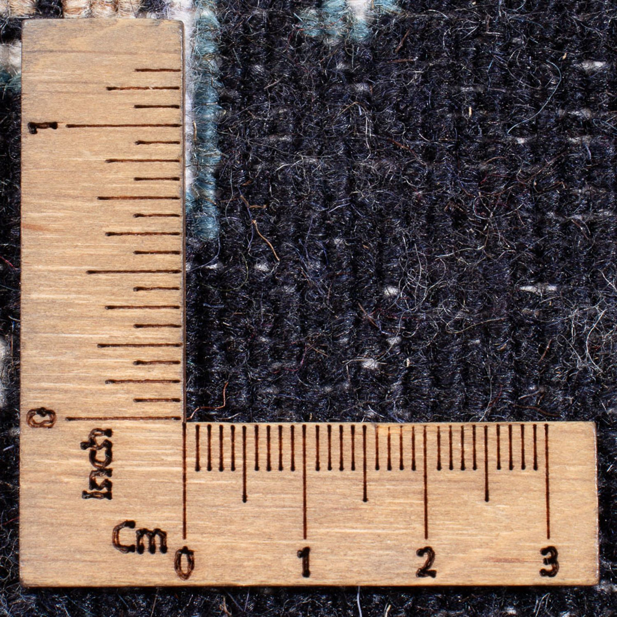 Alfombra Persa - Nain - Real - 60 x 40 cm - azul oscuro