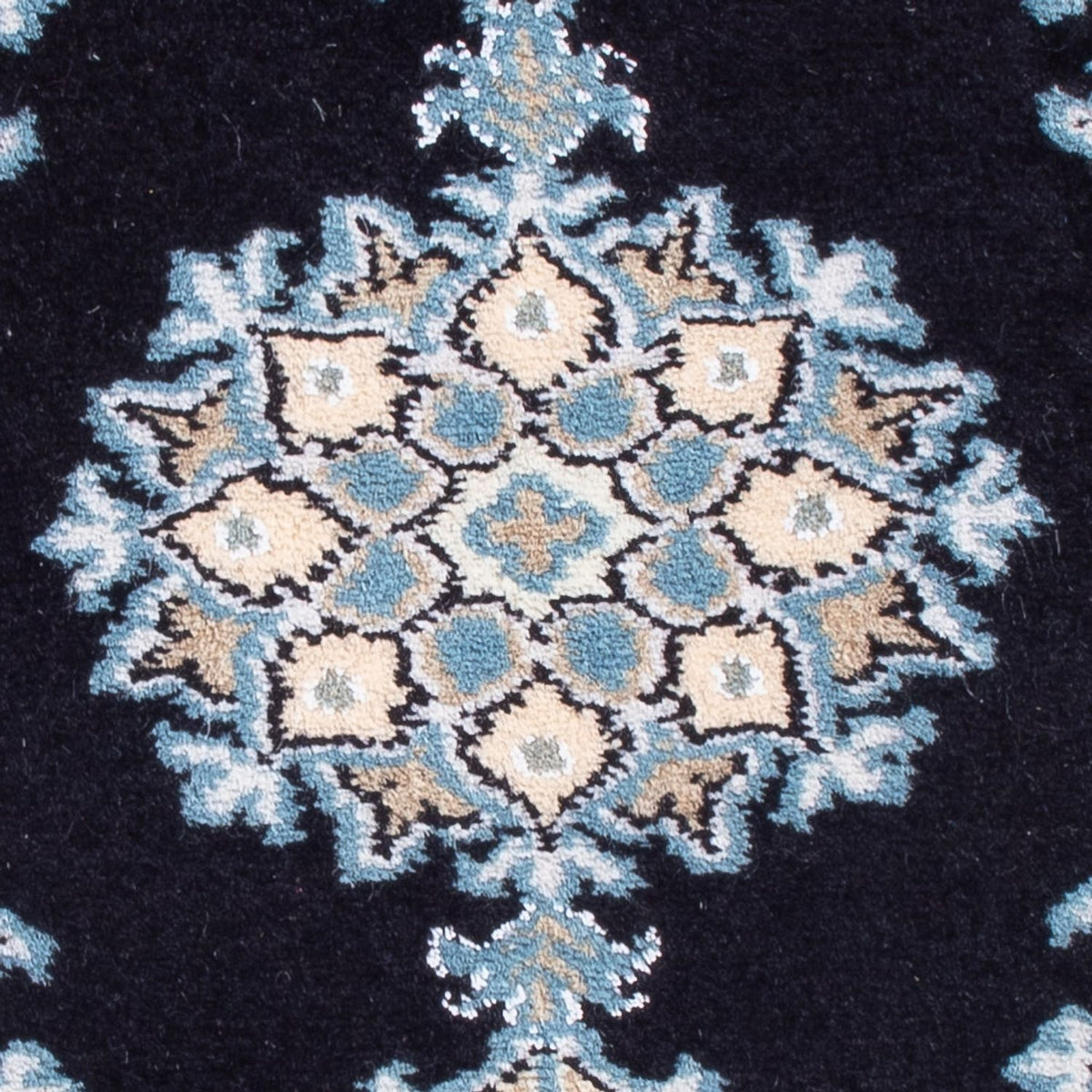Alfombra Persa - Nain - Real - 60 x 40 cm - azul oscuro
