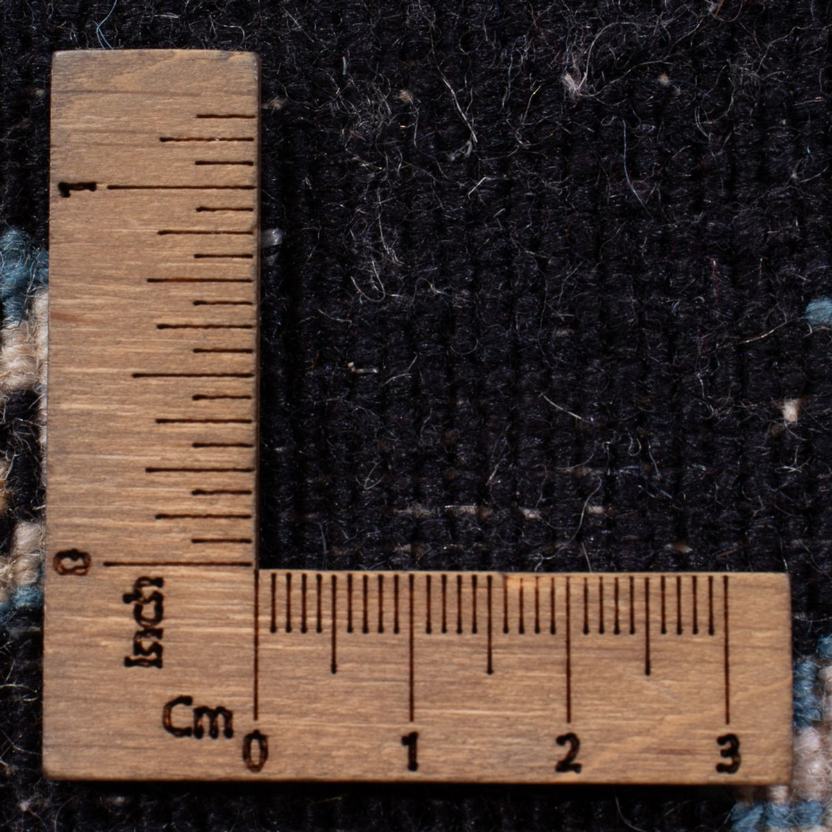 Alfombra Persa - Nain - Real - 60 x 40 cm - azul oscuro