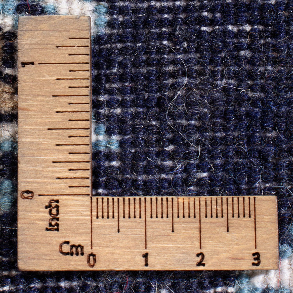 Alfombra Persa - Nain - Real - 60 x 40 cm - azul oscuro