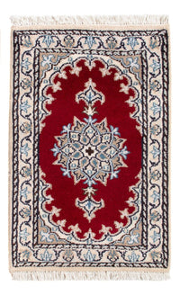 Alfombra Persa - Nain - Real - 60 x 40 cm - rojo