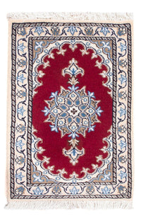 Alfombra Persa - Nain - Real - 60 x 40 cm - rojo