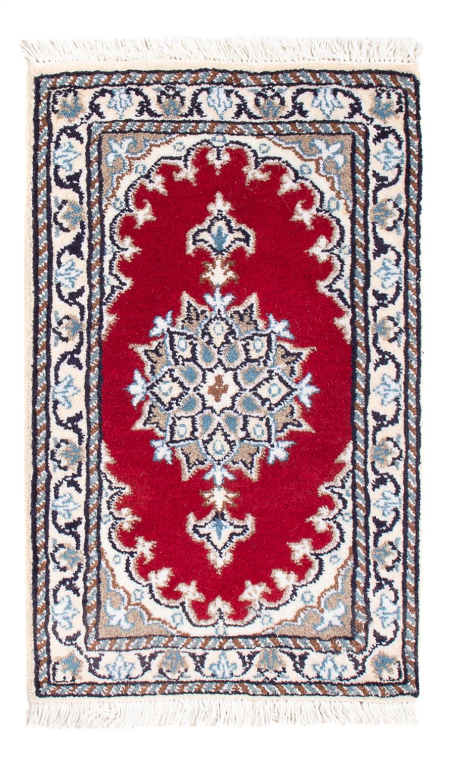 Alfombra Persa - Nain - Real - 60 x 40 cm - rojo