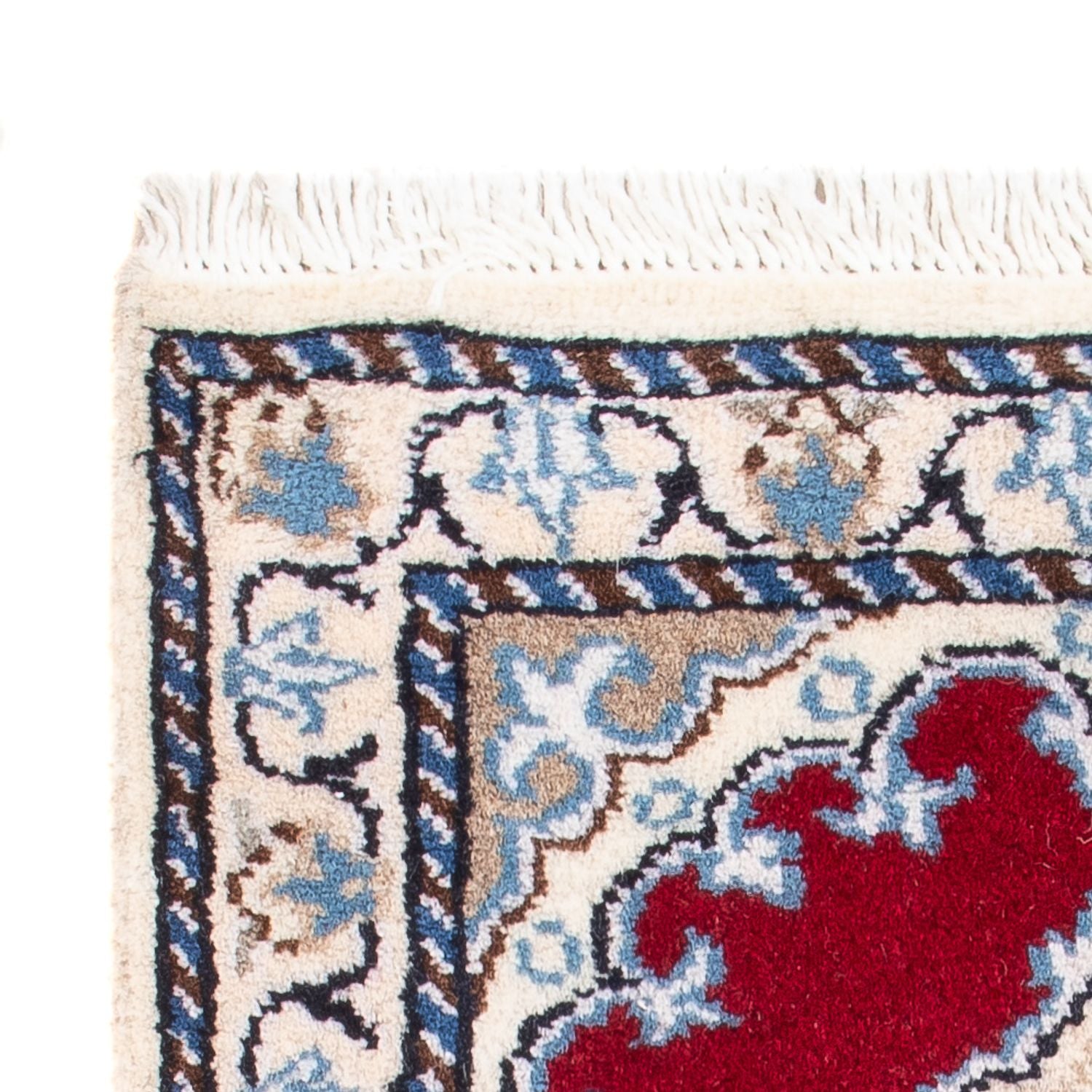 Alfombra Persa - Nain - Real - 60 x 40 cm - rojo