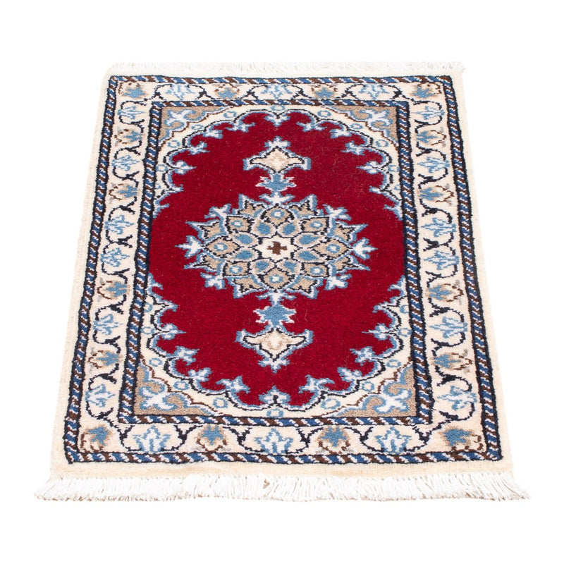 Alfombra Persa - Nain - Real - 60 x 40 cm - rojo